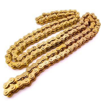 Ланцюг привода коліс 25H 136L GOLD, для дитячого квадроцикла електричного Profi 2694 фото
