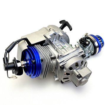 Бензиновий двигун 50сс з поршнем 44mm Tuning Blue, для квадроцикла 2088 фото