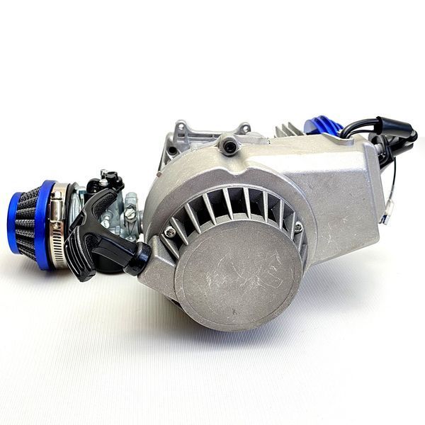 Бензиновий двигун 50сс з поршнем 44mm Tuning Blue, для квадроцикла 2088 фото