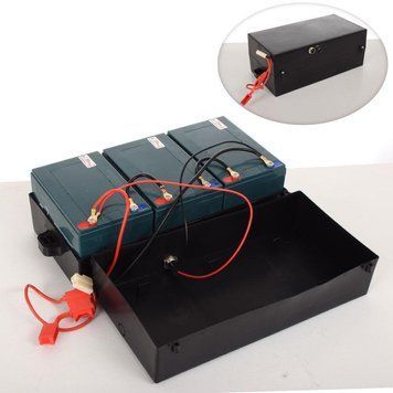 Комплект тягових акумуляторів 6DZM12 12V/12A в ящику, для дитячого електро квадроцикла Crosser\Profi 1457 фото