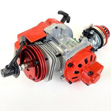 Бензиновий двигун 50сс з поршнем 44mm Tuning Red, для квадроцикла 2389 фото