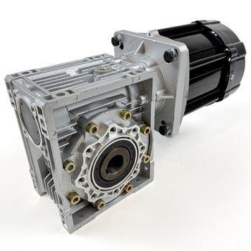 Електродвигун BLDC 48V 1000W в зборі з черв'ячним редуктором NMRV63 3270 фото