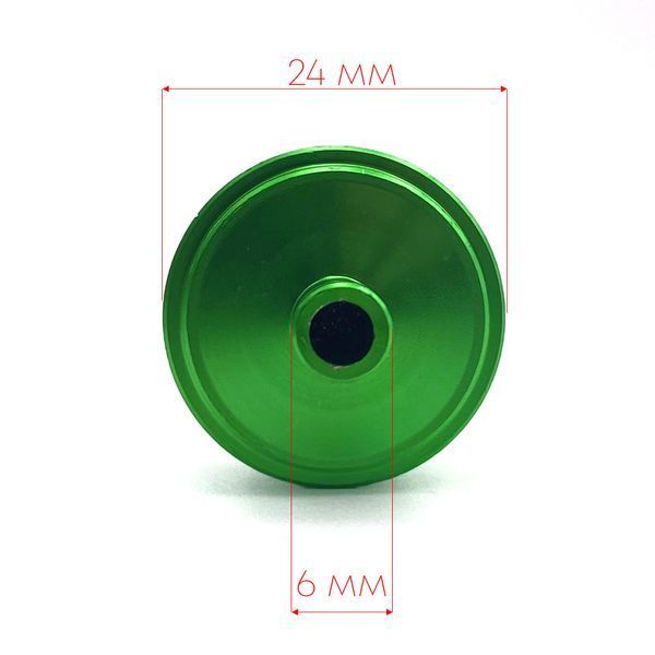 Паливний фільтр алюмінієвий L 59mm GREEN 3031 фото
