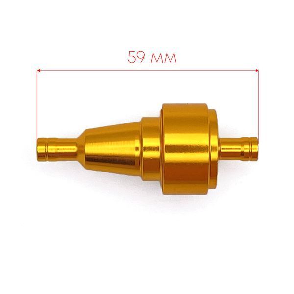 Паливний фільтр алюмінієвий L 59mm GOLD 3032 фото