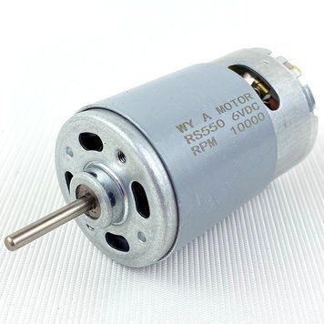 Мотор RS-550 6V 10000 rpm редуктора дитячого електромобіля Bambi 1177 фото