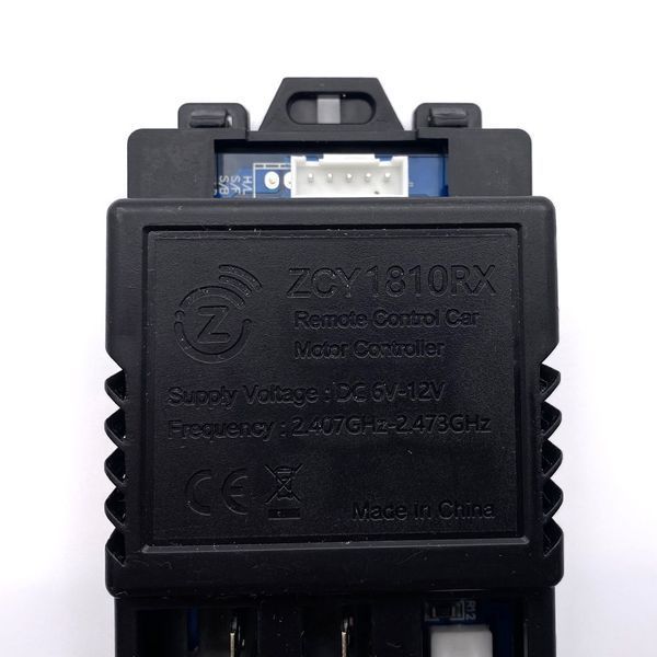 Блок керування ZCY1810RX-6-12V 5pin з пультом керування, для дитячого електромобіля Bambi 3024 фото