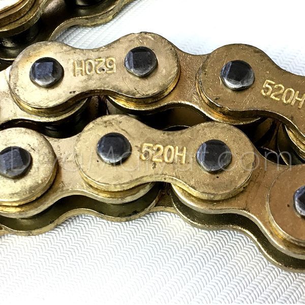 Ланцюг приводу 520Н 120L GOLD, для мініквадроцикла, квадроцикла 1818 фото